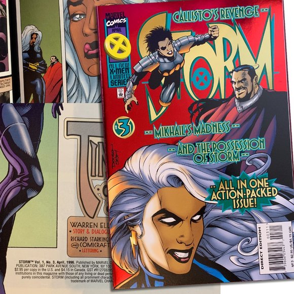 MARVEL XMEN LIMITED SERIES STORM -Issues 1-2-3-4 COMPLETE SET - Picture 4 of 5